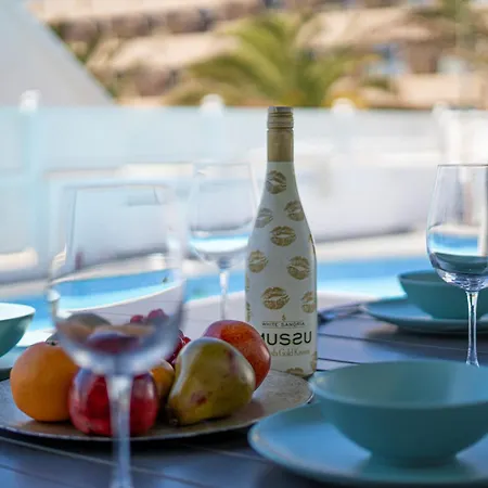 Maria Carmen: Modern Beachside Retreat With Heated Pool Tias